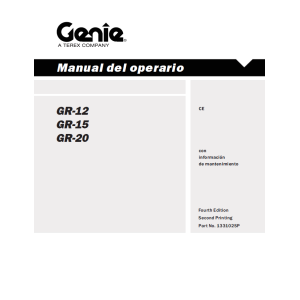 MANUAL GENIE GR