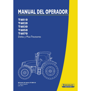 MANUAL NH TRACTOR T6010