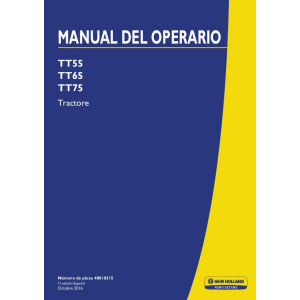 MANUAL NH TRACTOR TT75